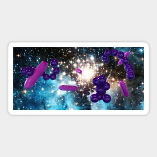 Bacteria In Space Sticker